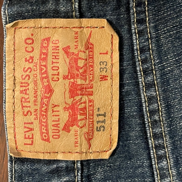 Levi’s 511 Slim Cutoff Shorts - sz 33 - Excellent! - Picture 6 of 8